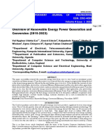 Overview of Renewable Energy Power Generation and Conversion (2015-2023)