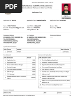 Maharashtra State Pharmacy Council - Print Form