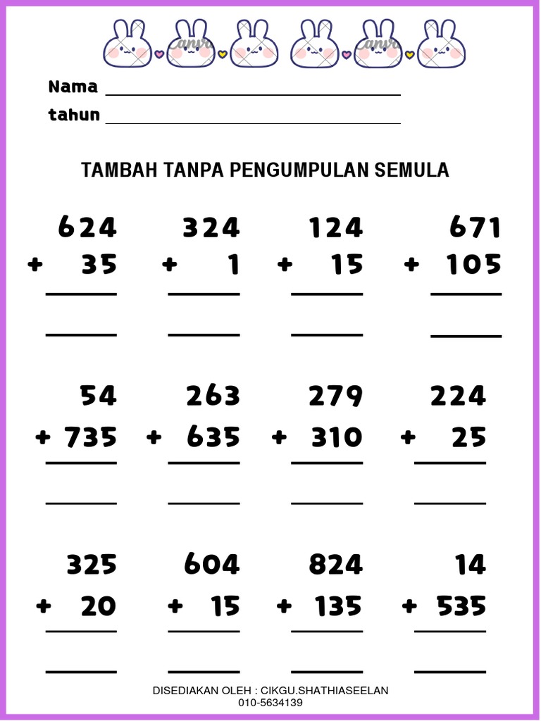 Matematik Tahun 2 Pdf