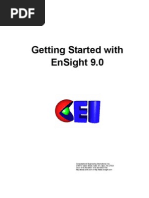 Getting Started With Ensight 9.0