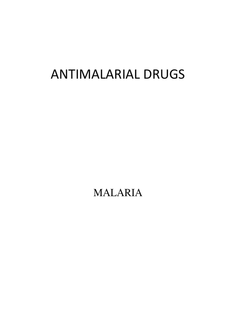 ANTIMALARIAL DRUGS PHARMACOLOGY SIMPLE NURSING visual data 2