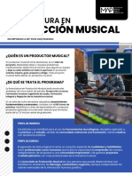 2023 - Licenciatura en Producción Musical
