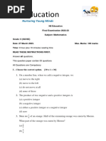 Grade 6 Data Handling Exercises | PDF