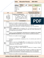 Abril - 4to Grado Matemáticas (2022-2023)