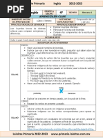 Abril - 4to Grado Inglés (2022-2023)