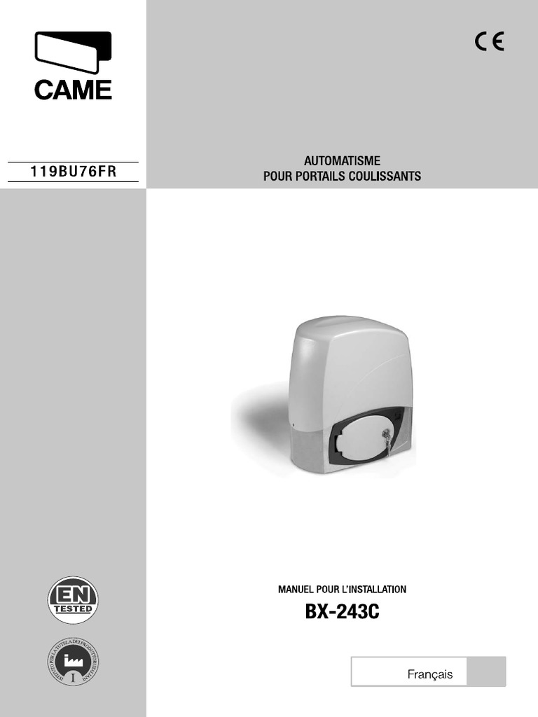 CAME Notice ZN2Fr PDF — free download