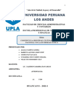 Construye La Identidad Cultural e Identidad Nacional Con La Diversidad Étnica Grupo 3