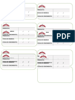 Rotulo de Vencimiento de Preoductos