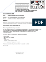 Carta 005-2023 Manteniento de Furgoneta - Edma