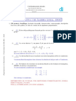 Pauta - Evaluación 1 - Algebra - Lineal - 220167 - I 2023
