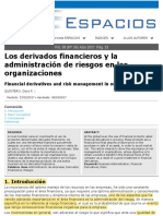 LECTURA 2 Derivados financieros y la administración del riesgo