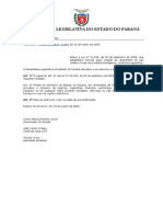 Assembleia Legislativa Do Estado Do Paraná: Diário Oficial Nº. 11441