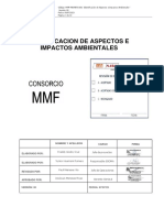 MMF-MA-PETS-001 IDENTIFICACION DE ASPECTOS E IMPACTOS AMBIENTALES Rev.0