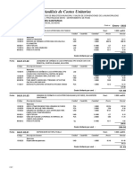 Analisis de Costos Unitarios Sanitarias