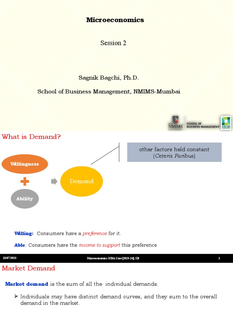Demand and Supply in Microeconomics | PDF