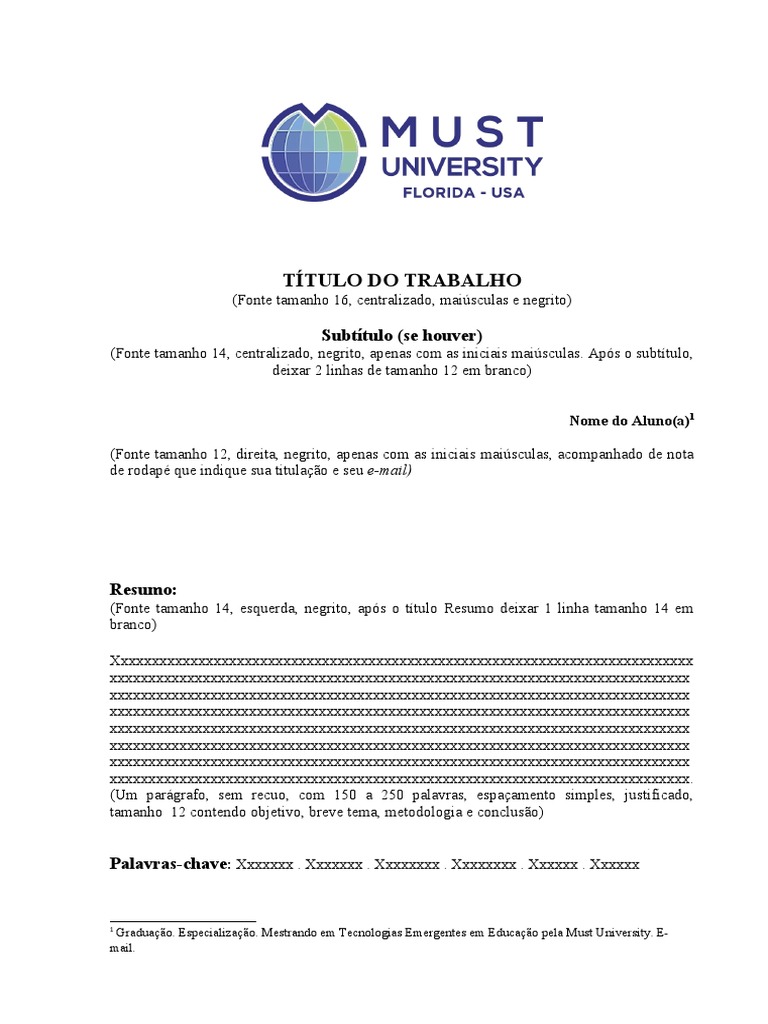 Webquest Template 2022 2 V5 PDF Abstract (resumo)