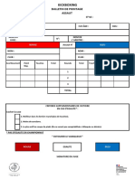 Bulletin de Pointage KICBOXING ASSAUT 3