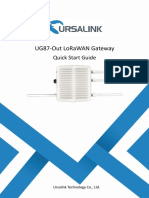 UG87 Gateway Quick Start Guide (Outdoor)