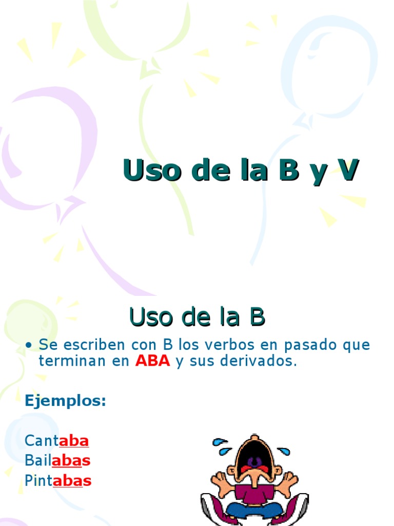 Reglas del uso de B y V en español | PDF | Poesía