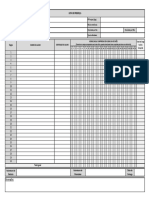 Lista de Presença Formulário