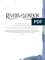 Rivers of London RPG - Blank Character Sheets