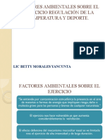 8.1 Factores Ambientales en El Ejercicio