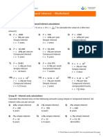 Third Space Learning Simple Compound Interest GCSE Worksheet