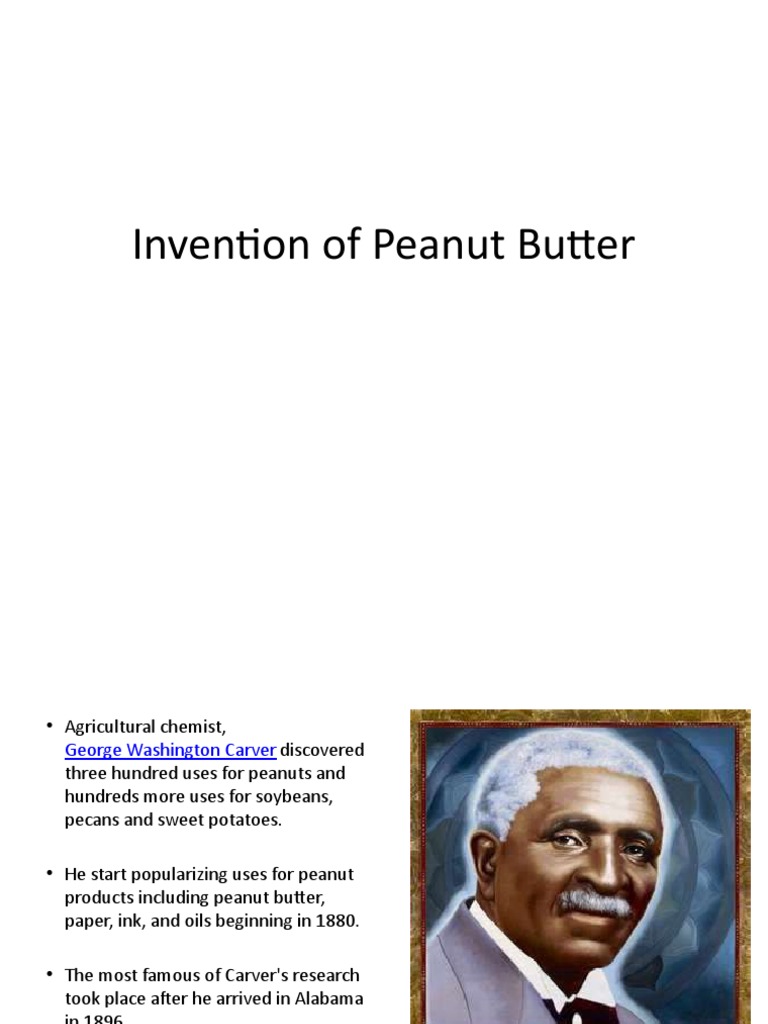 Invention of Peanut Butter PDF