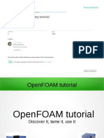 OpenFOAM Tutorial