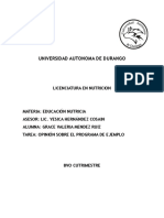 Opinión Sobre El Programa de Ejemplo s1