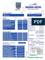 Cjenik Gradski Bazeni Beli Manastir 2023