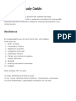 Prevención Study Guide