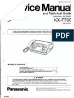 KX F700 Esquema Completo