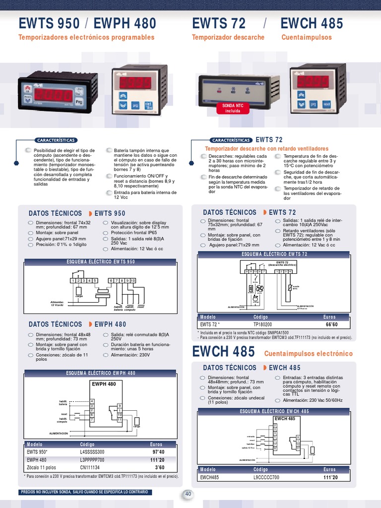 ELIWELL | Descargar gratis PDF | Equipo | Ciencias fisicas