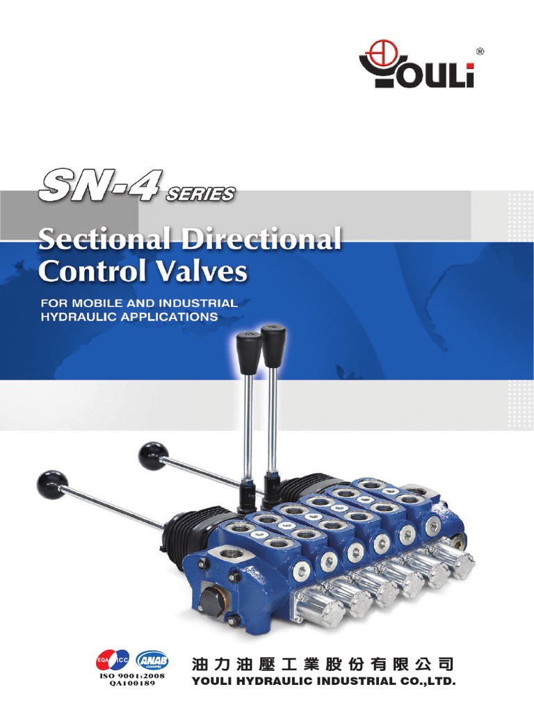 SN-4 Sectional Control Valves Overview | PDF | Manufactured Goods ...