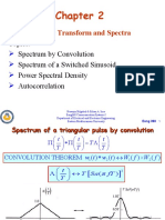 Fourier Transform and Spectra