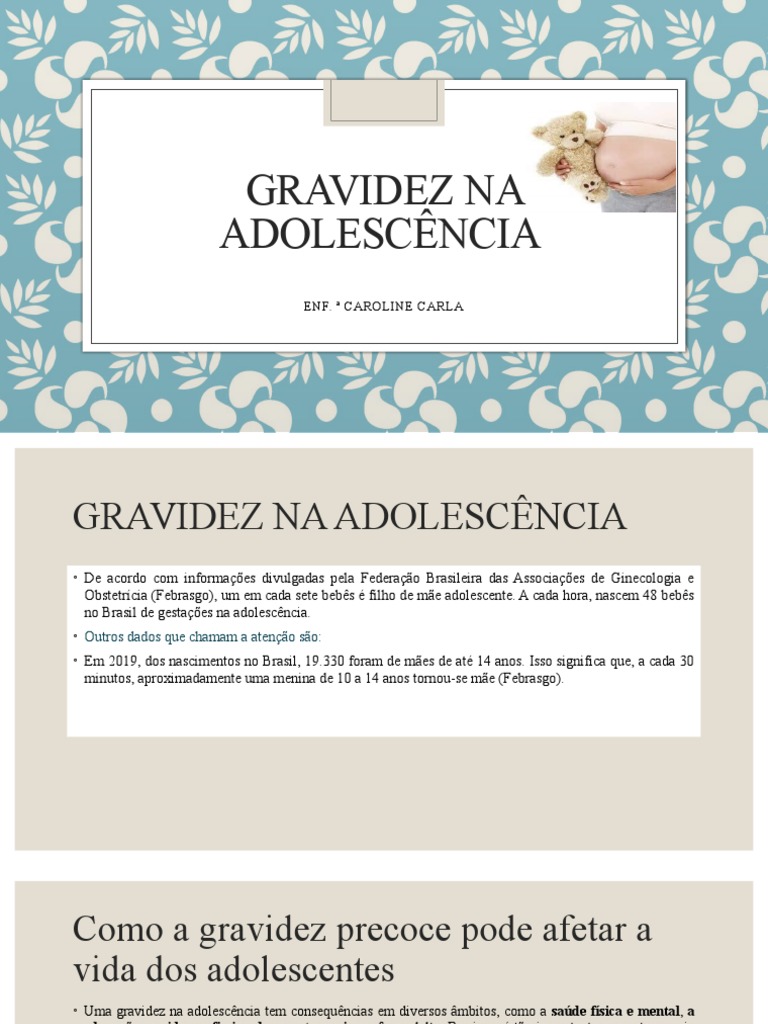 Grátis: Gravidez na Adolescência - Prevenção - Material Claro e Objetivo em  PDF para Estudo Rápido, image size:768x1024