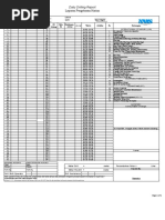 Drilling Report Form