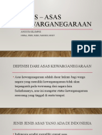 Asas - Asas Kewarganegaraan