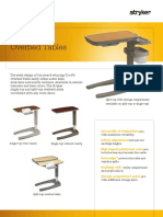 TruFit Overbed Tables - Spec Sheet - MKT Lit-95