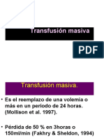 Transfucion Masiva