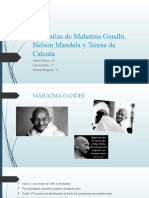 Biografias Gandhi Teresa Nelson Mandela