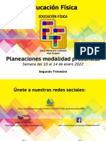 Planeación Educación Física Primaria (Semana Del 10 Al 14 de Enero) Presencial