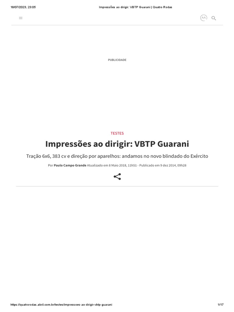 Impress es ao dirigir vbtp guarani quatro rodas pdf tecnologia