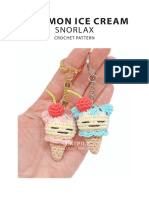 Snorlax Ice Cream - Crochet Pattern - Datpilz