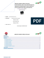 Reporte de Practica - Amplificadores Operacionales