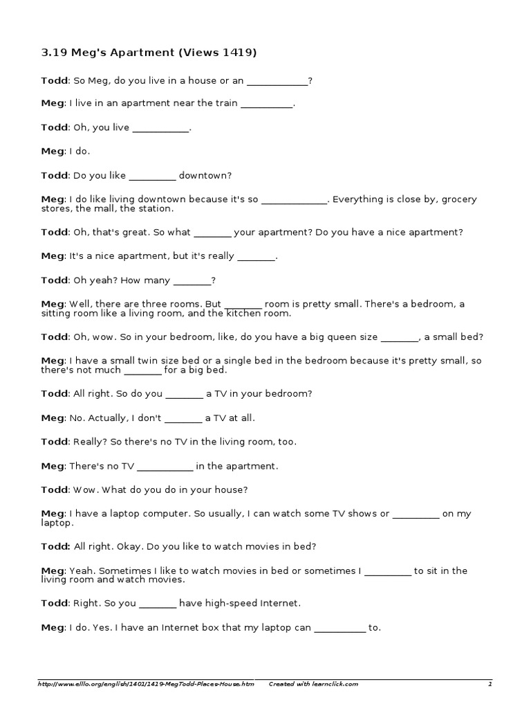 3.20 Meg's Apartment (Views 1419) | PDF | Kitchen | Home