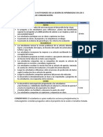 Ejemplo de Acciones en La Sesión.