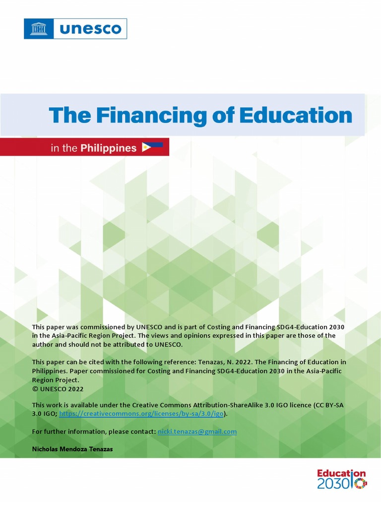 Financing Education in the Philippines | PDF