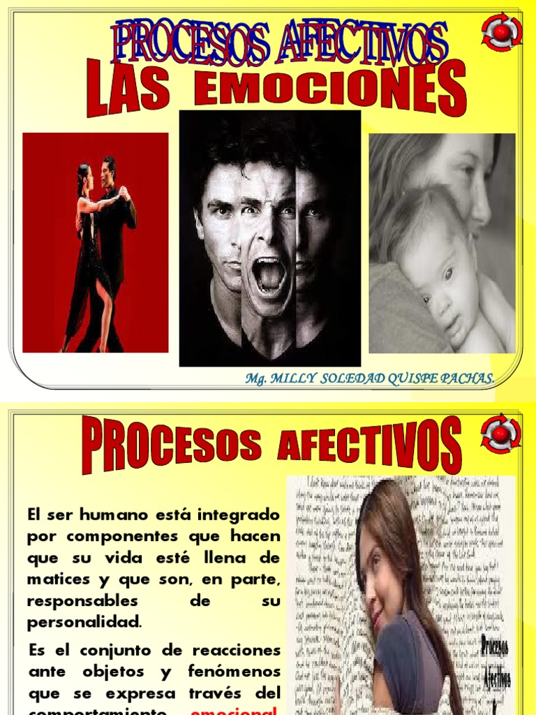 Procesos Afectivos y Emociones | PDF | Las emociones | Temor
